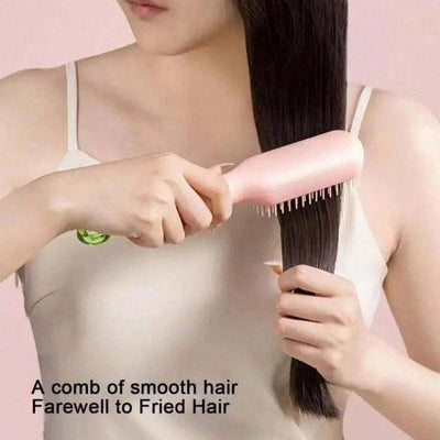 Self Cleaning Hair Comb (random Color) Style Spectrum