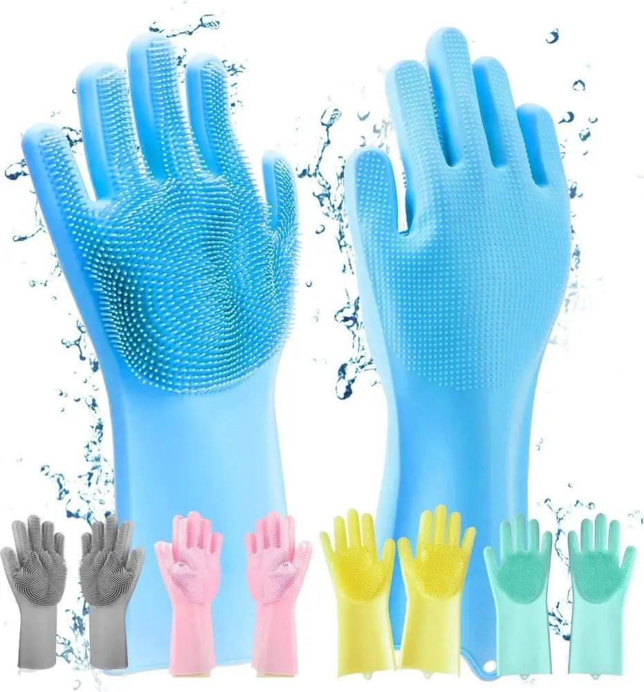 2pcs – Silicone Washing Gloves Style Spectrum