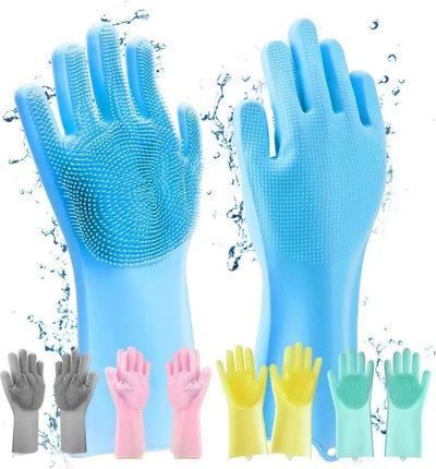 2pcs – Silicone Washing Gloves Style Spectrum