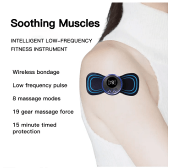 Mini Body Massager Pulse Neck Pain Relief Ems Style Spectrum