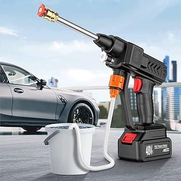 Automatic Cordless Wireless Car Wash Spray Gun High Pressure 48v Style Spectrum