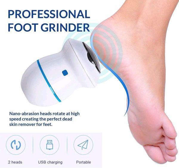 Electric Foot Callus Remover With Built-in Vacuum Style Spectrum