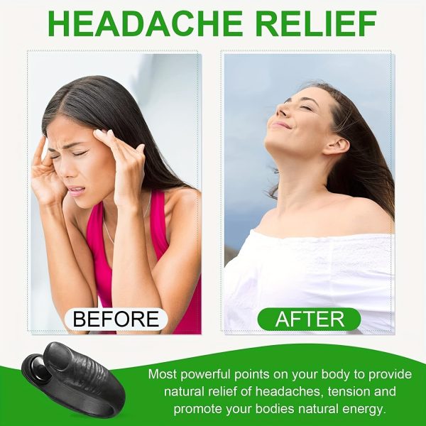 Sugar Control Li4 Acupressure Point Clip Wearable – Supporting Acupressure Relaxation, Stress Alleviation, Tension Relief And Headache Relief Hand Clip Migraine Pressure Point Clip GlowTech Essentials