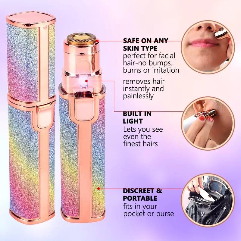 2 In 1 Hair Remover Chargeable , Multi Attractive Color With Usb Charging Style Spectrum