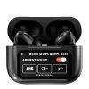 A9 Pro Touch Screen Display Anc Wireless Earbuds Random Color Style Spectrum