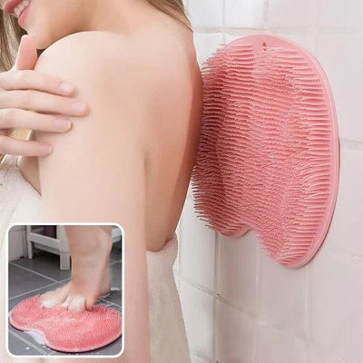 Body Wash Brush Shower Foot & Back Scrubber Mat Style Spectrum