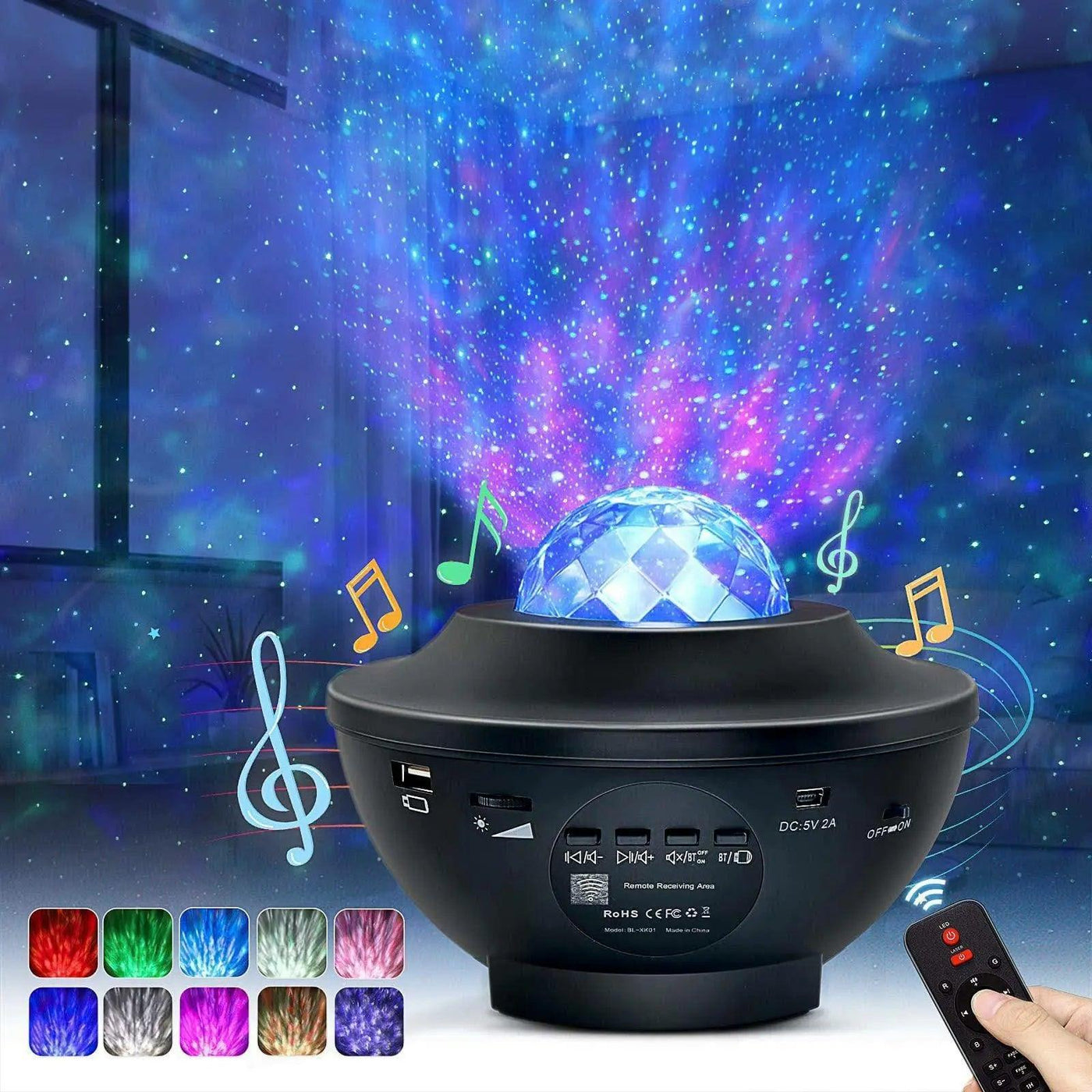 Colorful Starry Sky Galaxy Projector Nightlight Child Style Spectrum