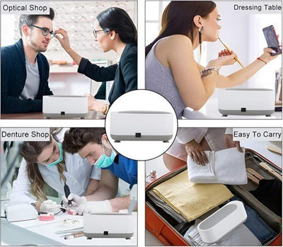 Ultrasonic Cleaner Jewelry Watch Eye Glasses Ring Makeup Brush Cleaning Machine (random Color) GlowTech Essentials