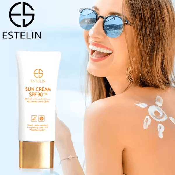 Estelin Anti-age & Whitening Sun Cream Spf 90 Sunscreen – 60g Style Spectrum