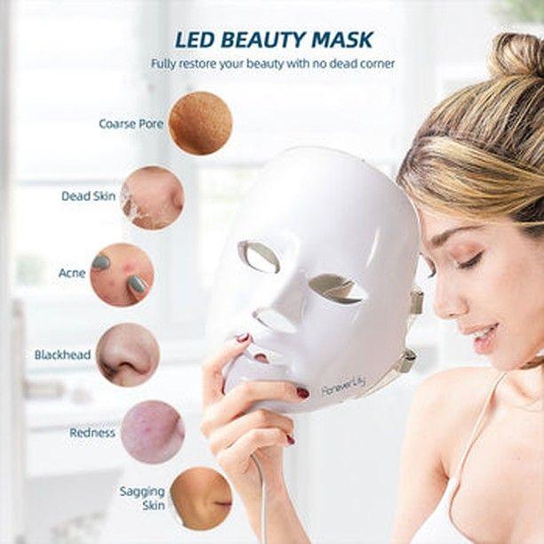 Led Facial Mask Rechargeable Facial Led Mask 7 Style Spectrum