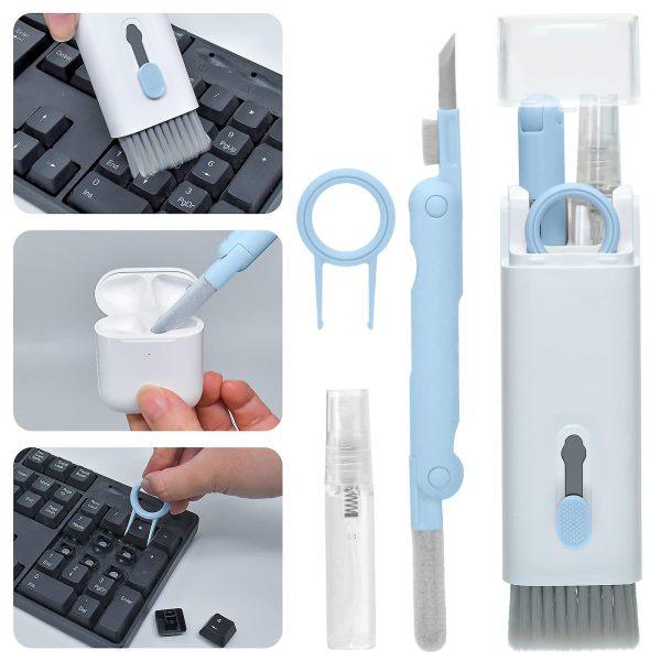 New Headset 7 In 1 Kit Scalable Keyboard Cleaner Style Spectrum