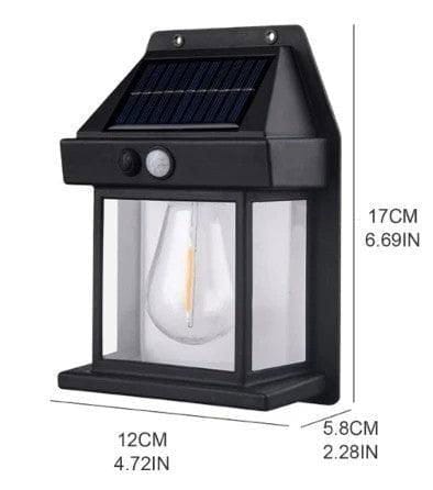 888 Solar Tungsten Filament Lamp – Outdoor Intelligent Induction Wall Lamp For Courtyard, Garden, Villa Lighting, And Night Light GlowTech Essentials