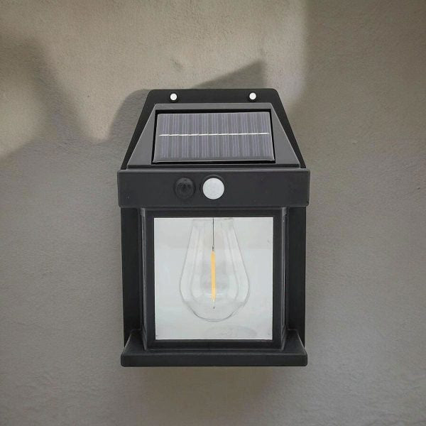 888 Solar Tungsten Filament Lamp – Outdoor Intelligent Induction Wall Lamp For Courtyard, Garden, Villa Lighting, And Night Light GlowTech Essentials