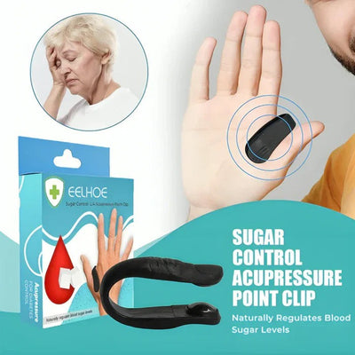 Sugar Control Li4 Acupressure Point Clip Wearable – Supporting Acupressure Relaxation, Stress Alleviation, Tension Relief And Headache Relief Hand Clip Migraine Pressure Point Clip GlowTech Essentials