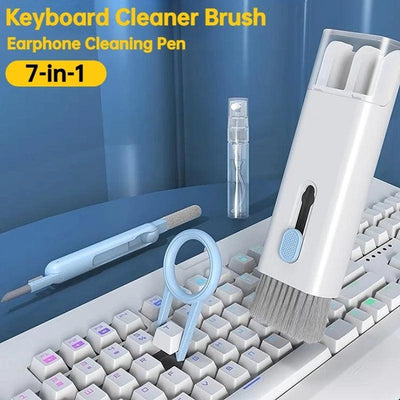 New Headset 7 In 1 Kit Scalable Keyboard Cleaner Style Spectrum