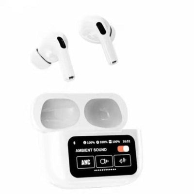 A9 Pro Touch Screen Display Anc Wireless Earbuds Random Color Style Spectrum